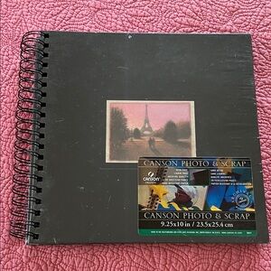 NWT Canson Black Photo Scrapbook 20 sheets/40 pages fade resistant acid free